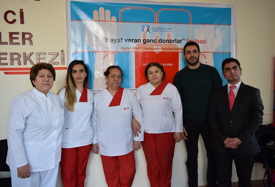“Həyat verən gənc donorlar” layihəsi çərçivəsində qanvermə aksiyası