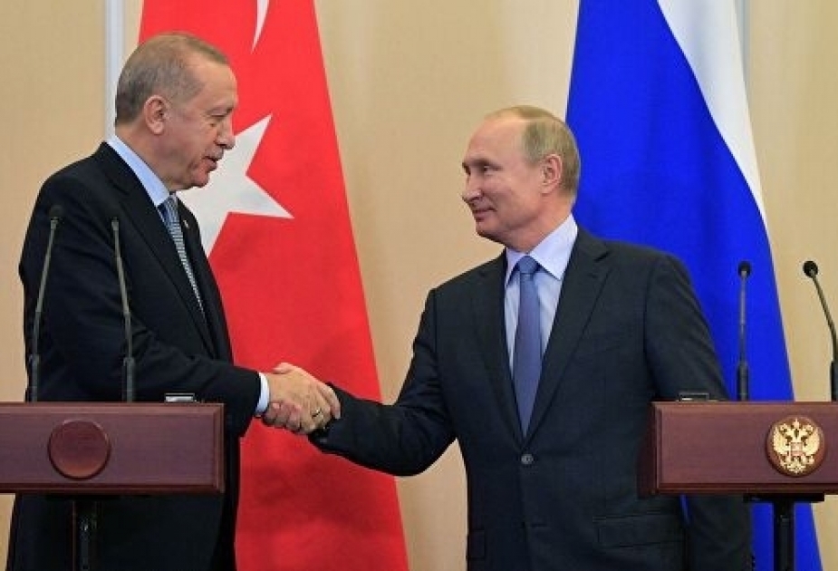 رئيس تركيا يصل في زيارة عمل الى روسيا