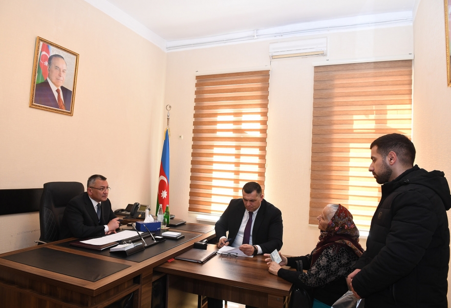 Dövlət Komitəsində vətəndaşların növbəti qəbulu keçirilib