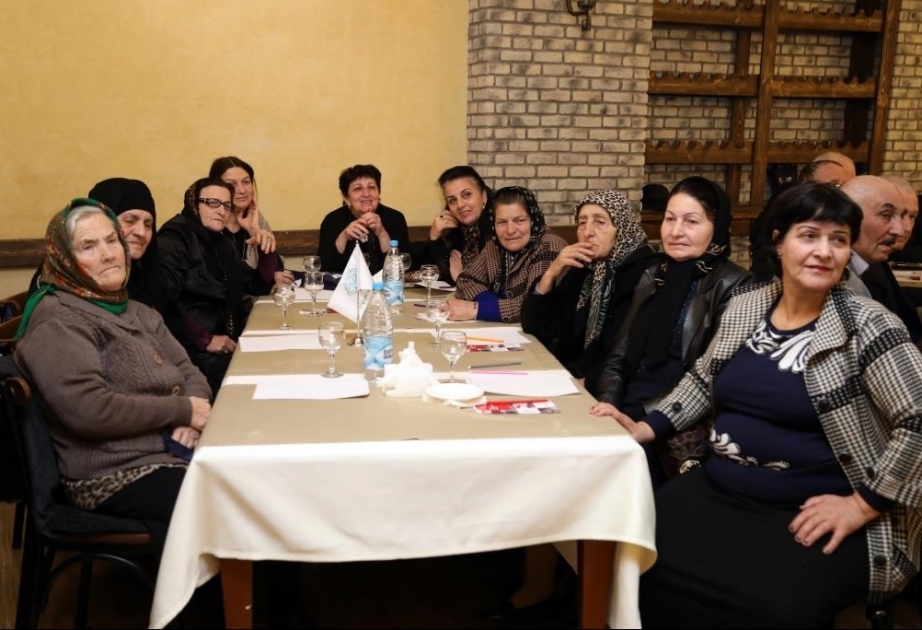 Fəal yaşlanma layihəsi çərçivəsində Xaçmazda pensiyaçılarla görüş keçirilib