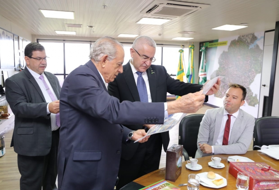 Braziliyanın Qoyas ştatının rəhbərliyi ilə keçirilən görüşlərdə ikitərəfli əlaqələr müzakirə edilib