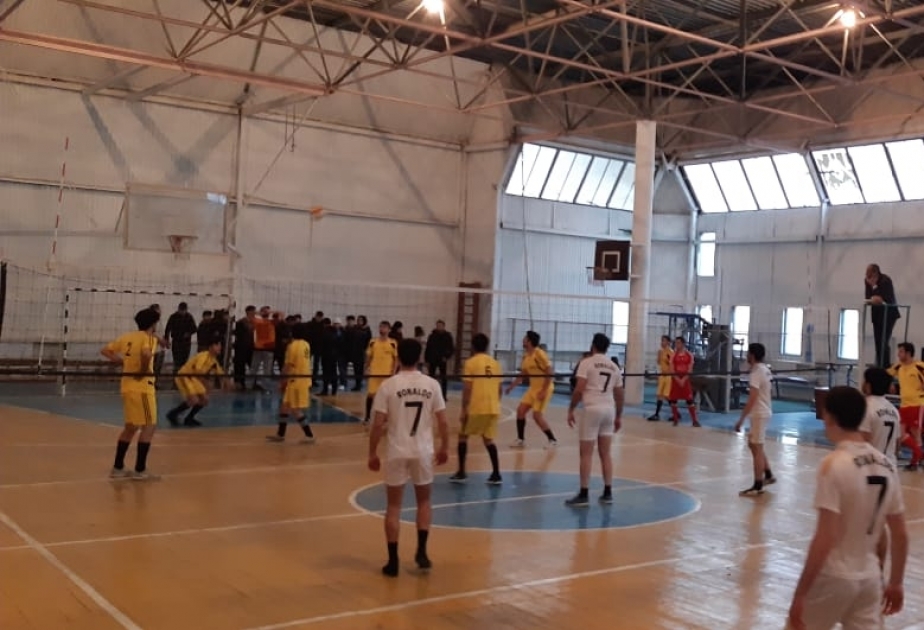 Mingəçevir Dövlət Universitetində voleybol üzrə yarış təşkil olunub