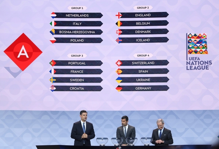 Rivales de la selección de Azerbaiyán en la Liga de Naciones de la UEFA