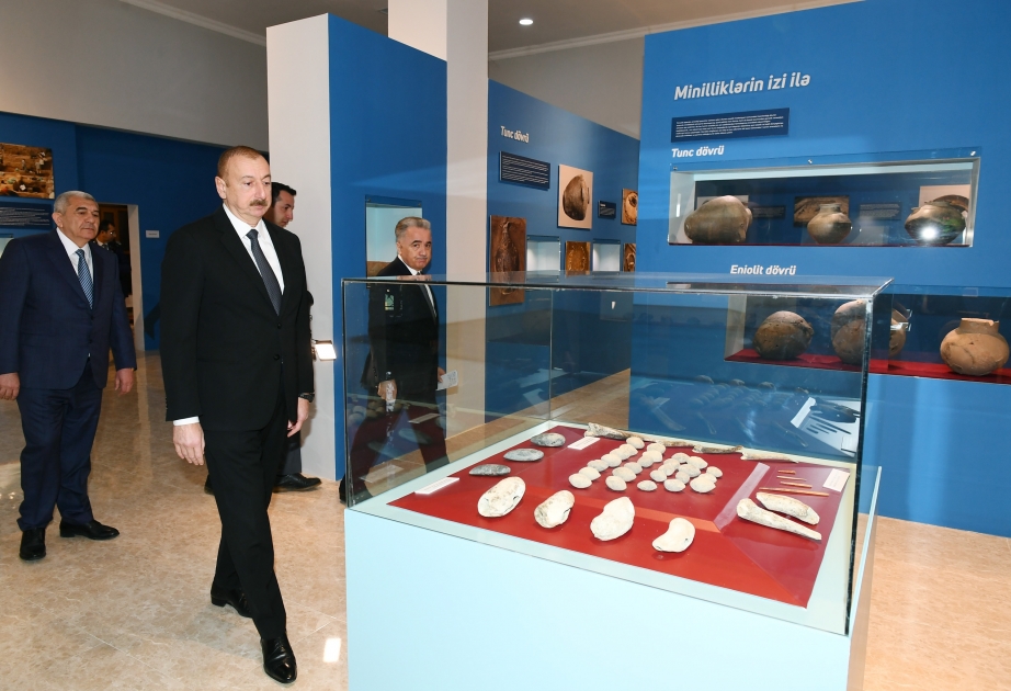 President Ilham Aliyev opened Museum of History and Local Lore in Tovuz district VIDEO