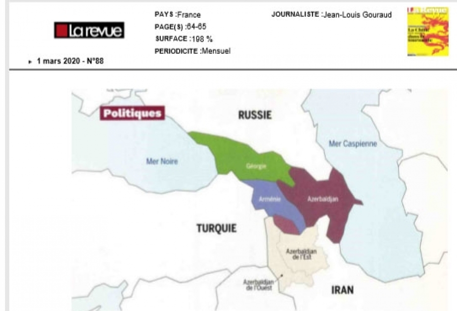 “La Revue” jurnalında “Azərbaycan böyük dövlətlər arasında” kitabına dair məqalə dərc olunub