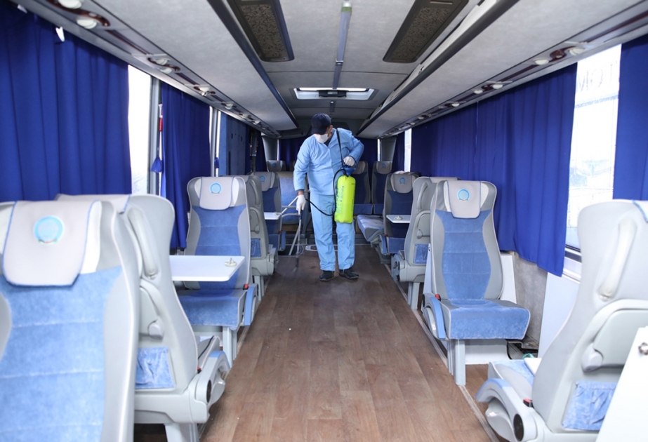 Əmlak Xidmətləri Məkanında və səyyar avtobuslarda dezinfeksiya işləri aparılıb