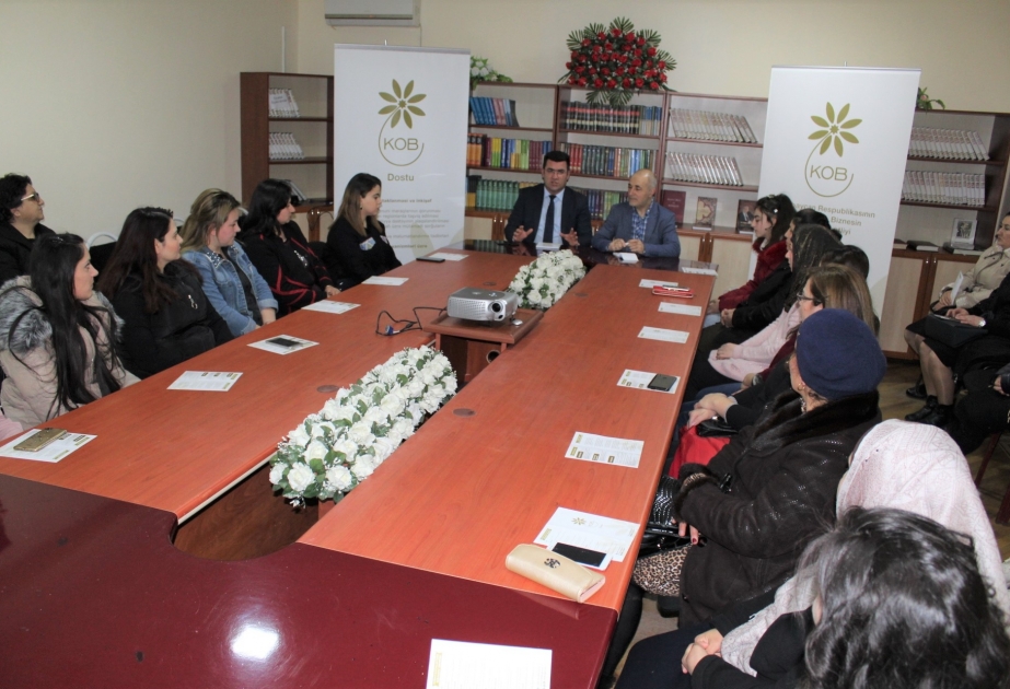 KOBİA qadınlar arasında sahibkarlıq fəaliyyətinin təşviqinə dəstək göstərib