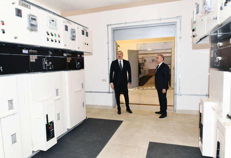 La sous-station électrique « Aghstafa » a été remise en service VIDEO