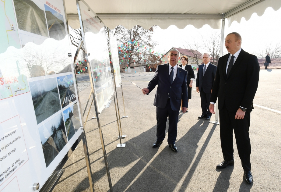 President Ilham Aliyev inaugurated newly renovated Aghstafa-Yenigun-Khatai-Gachag Karam-Poylu-Khilkhina highway VIDEO