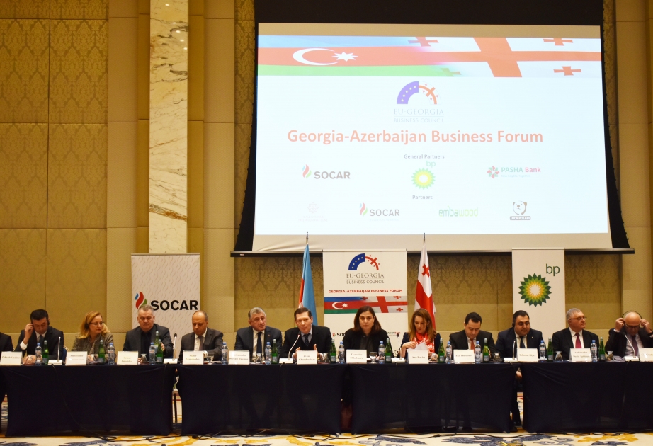 Tbilisidə Azərbaycan-Gürcüstan biznes forumu keçirilir