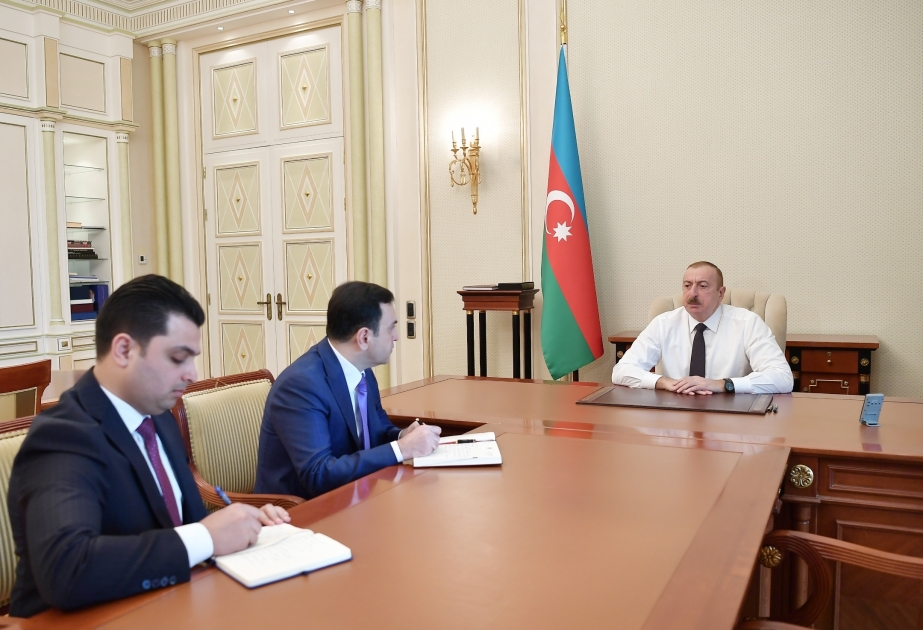 President Ilham Aliyev received Nahid Baghirov on his appointment as head of Ismayilli District Executive Authority and Mirhasan Seyidov on his appointment as head of Neftchala District Executive Authority VIDEO