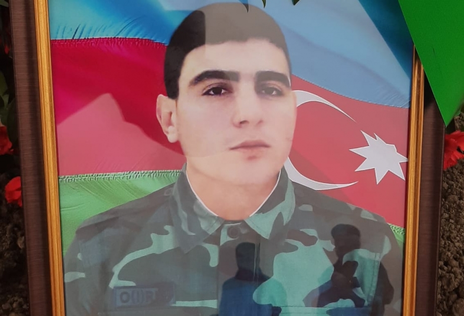 Ermənilərin təxribatı nəticəsində şəhid olmuş sərhədçi əsgərimiz dəfn edilib