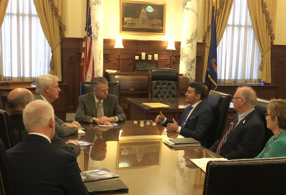 Cónsul General de Azerbaiyán se reúne con el Gobernador del Estado de Idaho