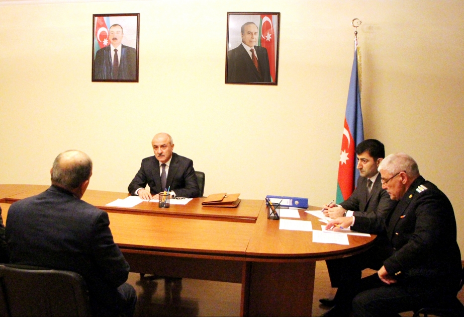 Ədliyyə nazirinin müavini Yevlaxda vətəndaşları qəbul edib