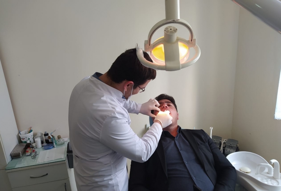 Şəkidə məcburi köçkünlər üçün sağlamlıq aksiyası keçirilib