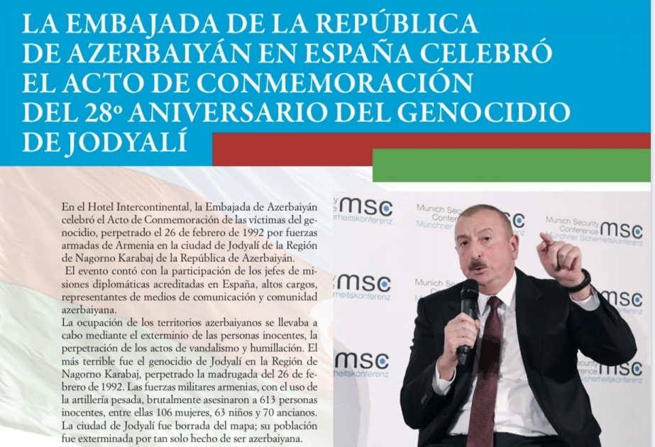 İspaniya mətbuatında ölkəmizdəki parlament seçkiləri və Xocalı soyqırımı barədə məqalələr dərc edilib