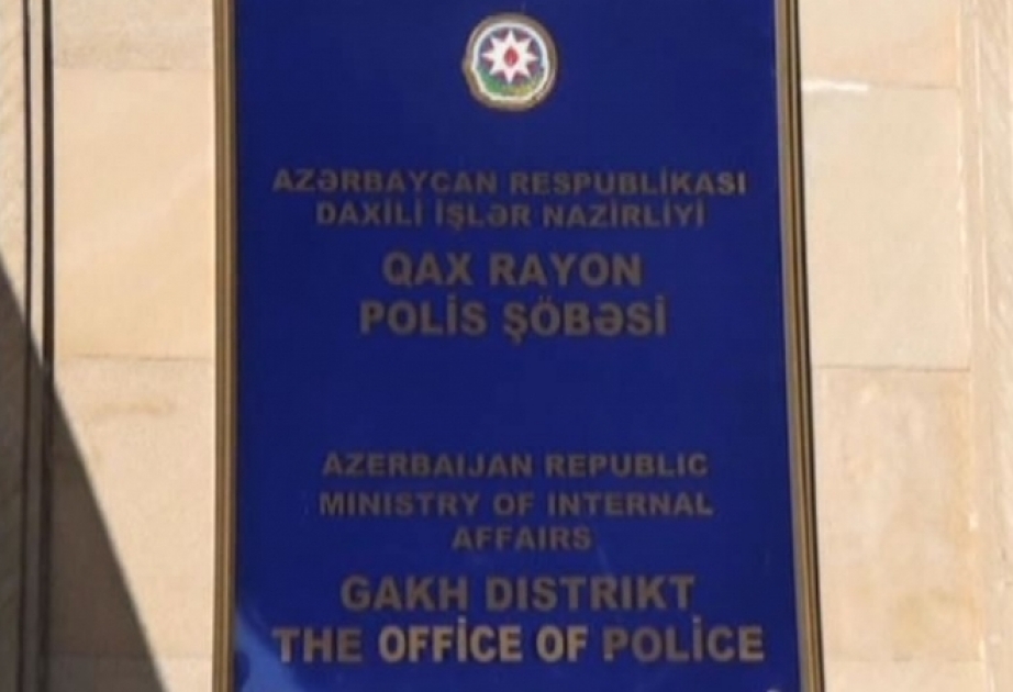Qax rayonunda oğurluqla məşğul olan şəxs yaxalanıb