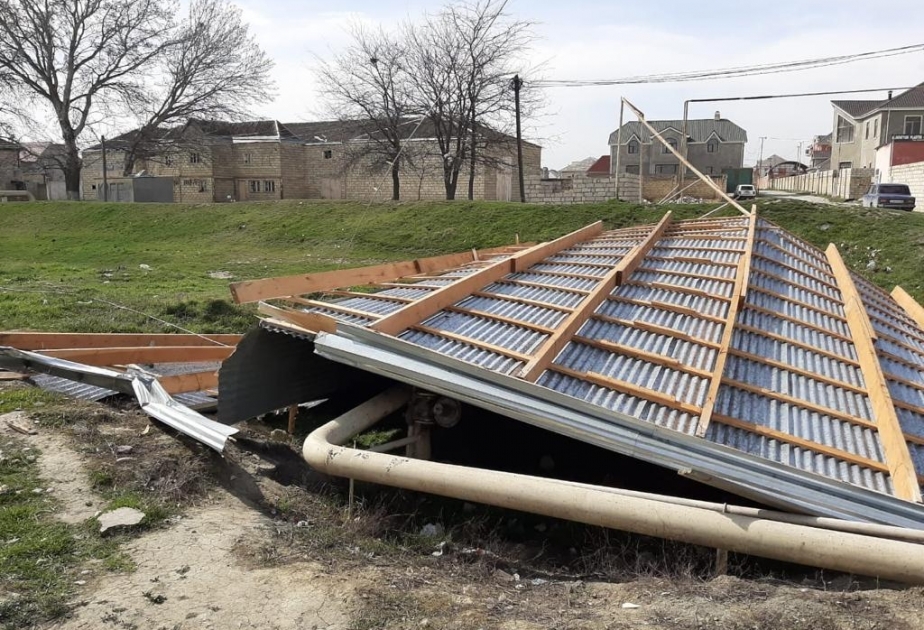 Güclü külək şimal bölgəsində elektrik enerjisi və təbii qaz təsərrüfatına ciddi ziyan vurub