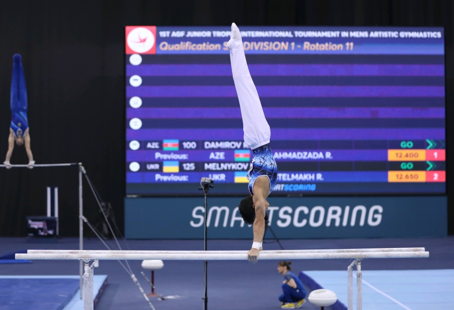 Azərbaycan gimnastları "AGF Junior Trophy” beynəlxalq turnirinin dayaqlı tullanma yarışlarında finala yüksəliblər