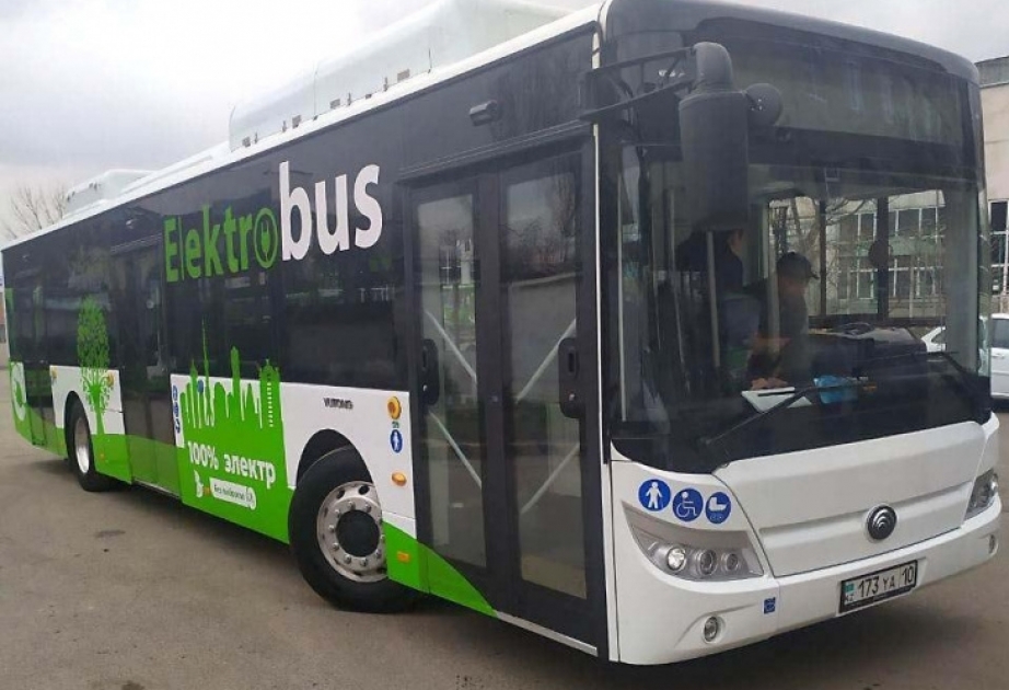 Daşkənddə ilk elektrobus xəttə buraxılıb