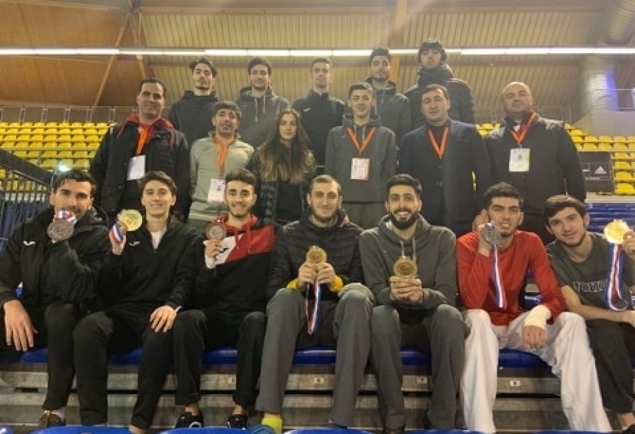 Aserbaidschanische Taekwondo-Kämpfer gewinnen 7 Medaillen beim Turnier in Eindhoven