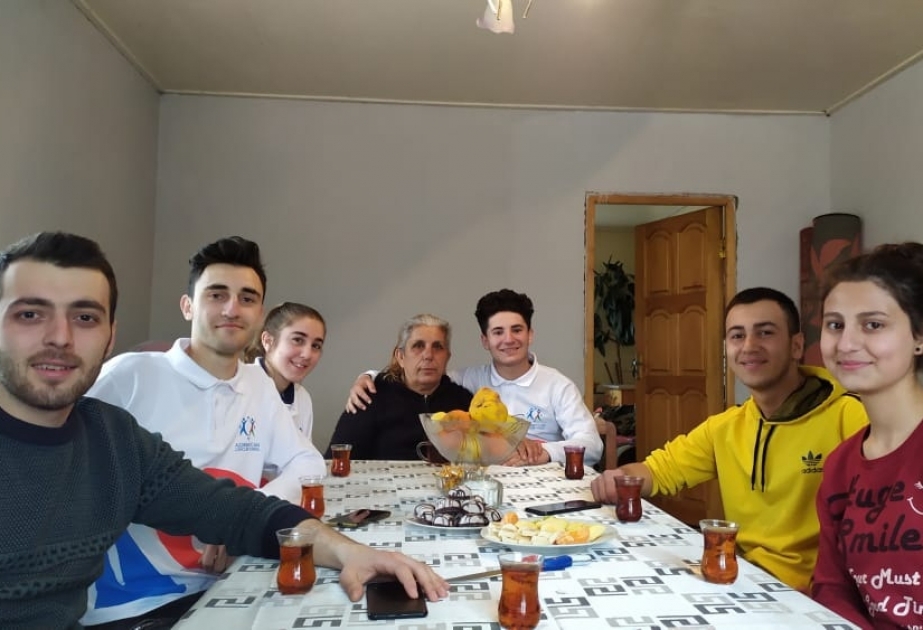 Qax Gənclərin İnkişaf və Karyera Mərkəzinin könüllüləri “Könüllü qonaq” təşəbbüsünə qoşulublar