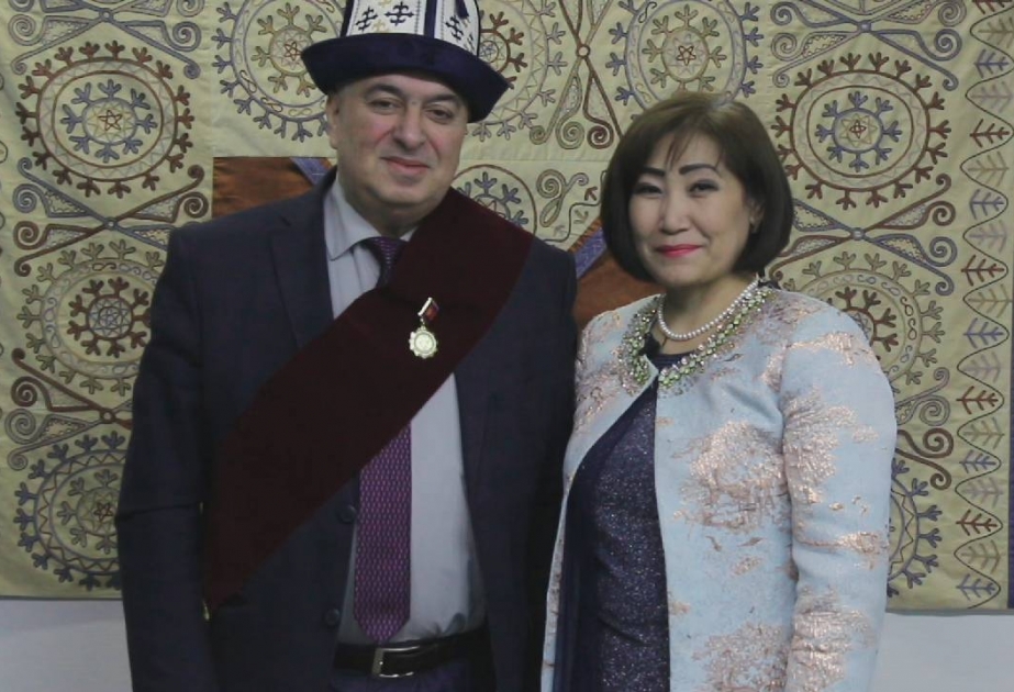 Soydaşlarımız Qırğızıstanda mükafatlandırılıblar