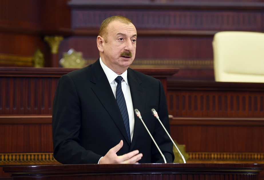 Altıncı çağırış Azərbaycan Respublikası Milli Məclisinin ilk iclası keçirilib  Prezident İlham Əliyev iclasda iştirak edib YENİLƏNİB 7  VİDEO
