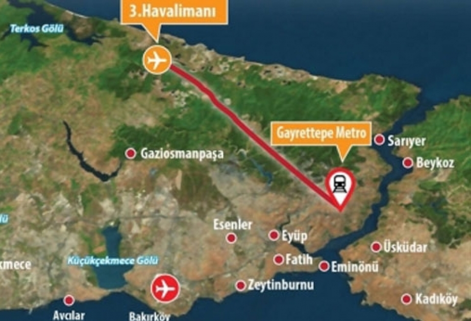 İstanbulda inşası davam edən yeni metro xəttinin tikintisində planlama xətası aşkarlanıb