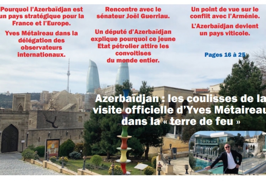 Fransa jurnalının 10 səhifəsi Azərbaycana həsr olunub