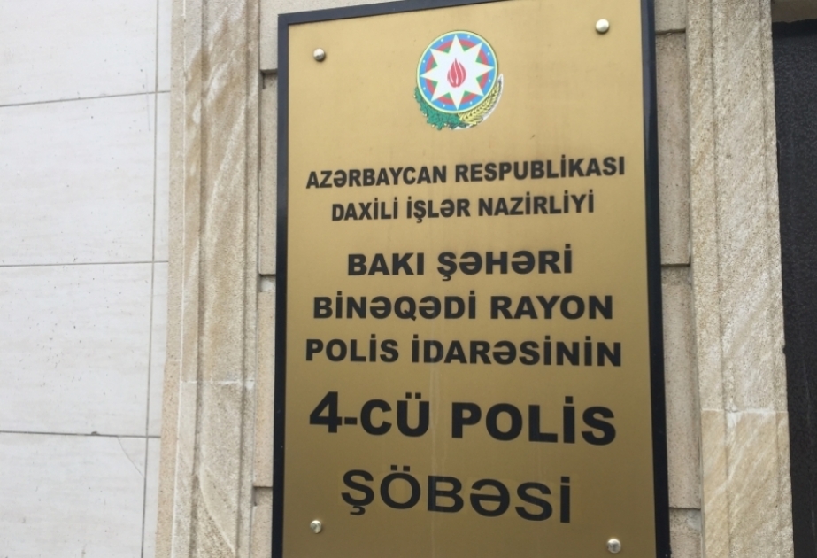 Binəqədi rayonunda avtomobildən tapança aşkarlanıb