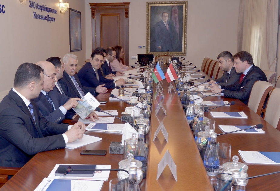 Avstriyanın “Rail Cargo Group” şirkəti ilə əməkdaşlıq imkanları müzakirə olunub