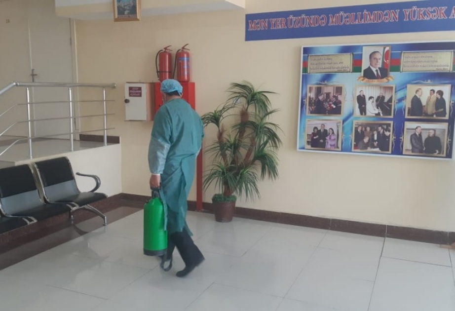 Regional mədəniyyət idarələri tərəfindən dezinfeksiya işləri davam etdirilir