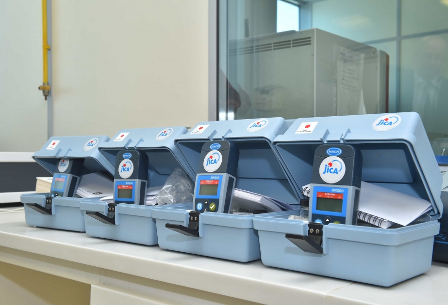 Yaponiya Beynəlxalq Əməkdaşlıq Agentliyi “Azərsu”nun Mərkəzi Laboratoriyasına müasir cihazlar təqdim edib