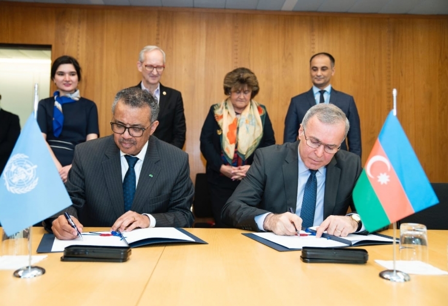 Azerbaijan, WHO sign donor agreement in Geneva