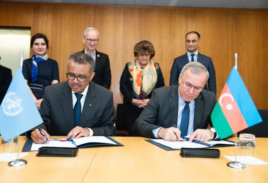 Genève : un accord de don signé entre la République d’Azerbaïdjan et l’OMS