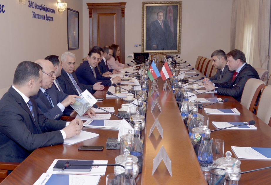 Azerbaijan Railways, Rail Cargo Austria discuss cooperation prospects