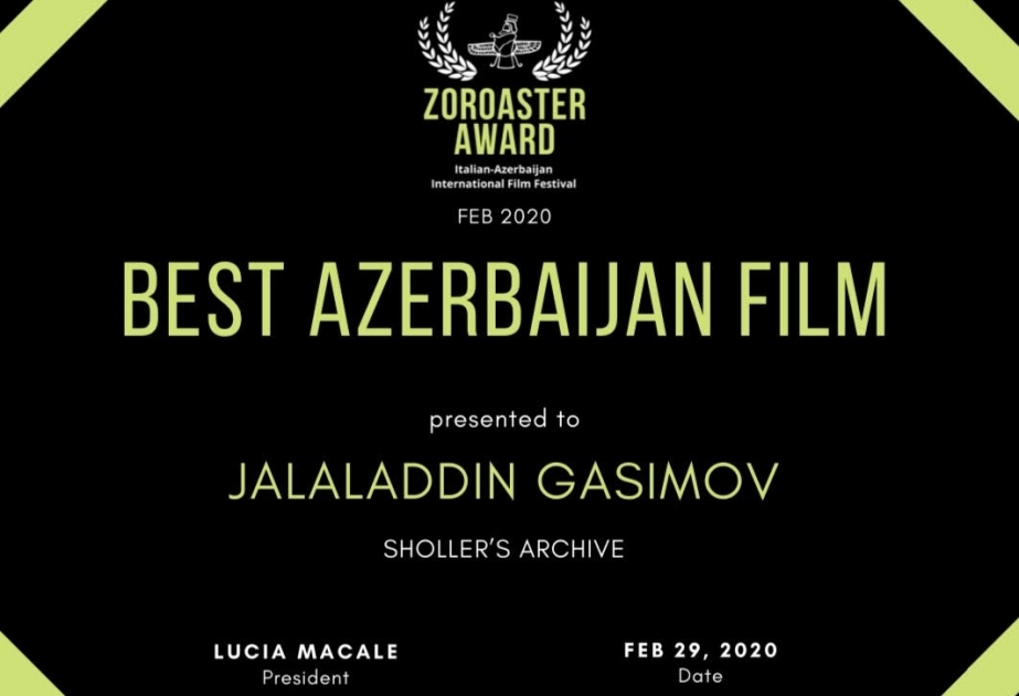 Azərbaycanlı rejissorun iki filmi beynəlxalq festivalın qalibi olub