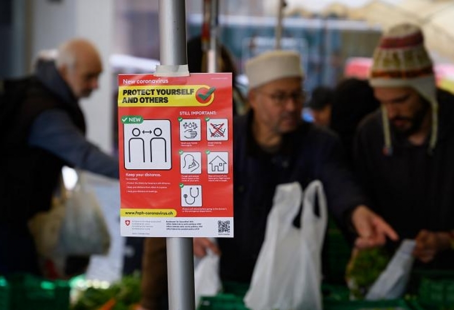 İsveçrədə bir gündə koronavirusa 800 yoluxma halı qeydə alınıb