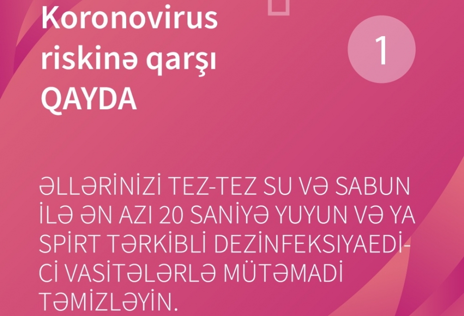 Gənclər üçün Təhsil Mərkəzi koronavirusla bağlı təbliğat kampaniyasına start verib