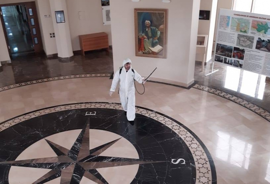 Rəsədxanada dezinfeksiya işləri aparılır