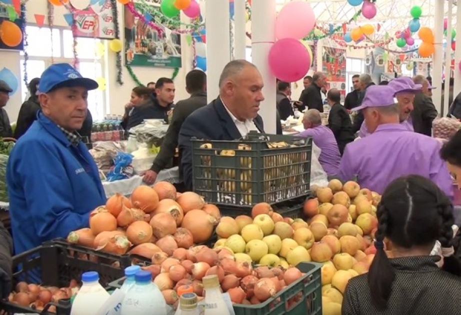 Naxçıvan şəhərində Novruz bayramı yarmarkası açılıb