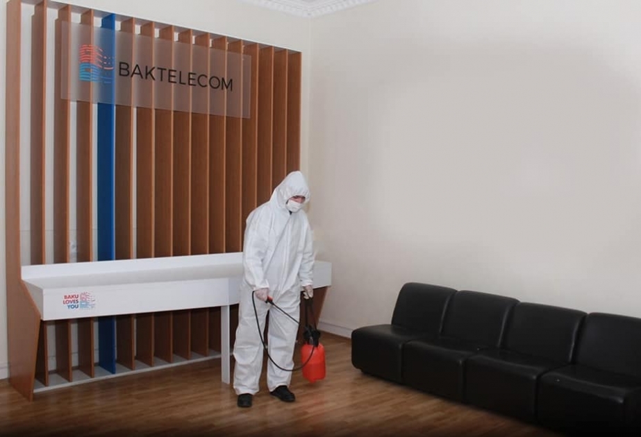 “Baktelecom”da koronavirusla bağlı profilaktik tədbirlər görülür