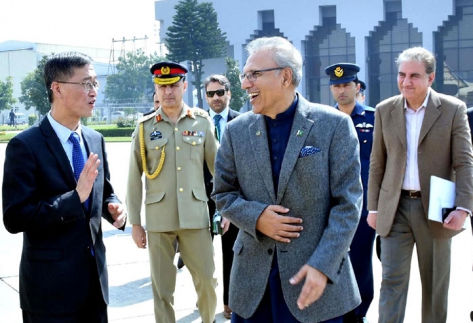 Pakistan Prezidenti Arif Alvi Çinə səfər edib