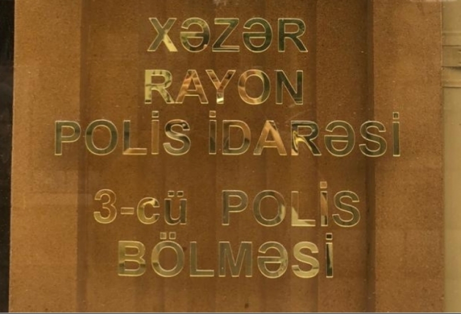 Xəzər rayonunda dörd evdən oğurluq etməkdə şübhəli bilinən şəxs yaxalanıb
