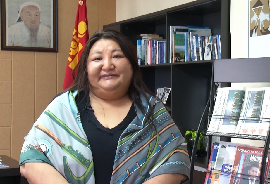 Director General of MONTSAME National News Agency of Mongolia  Ganchimeg Badamdorj