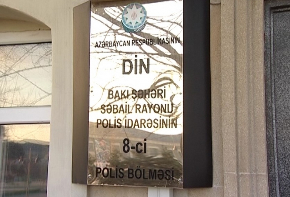 Səbail rayonunda qətl törədən şəxs tutulub