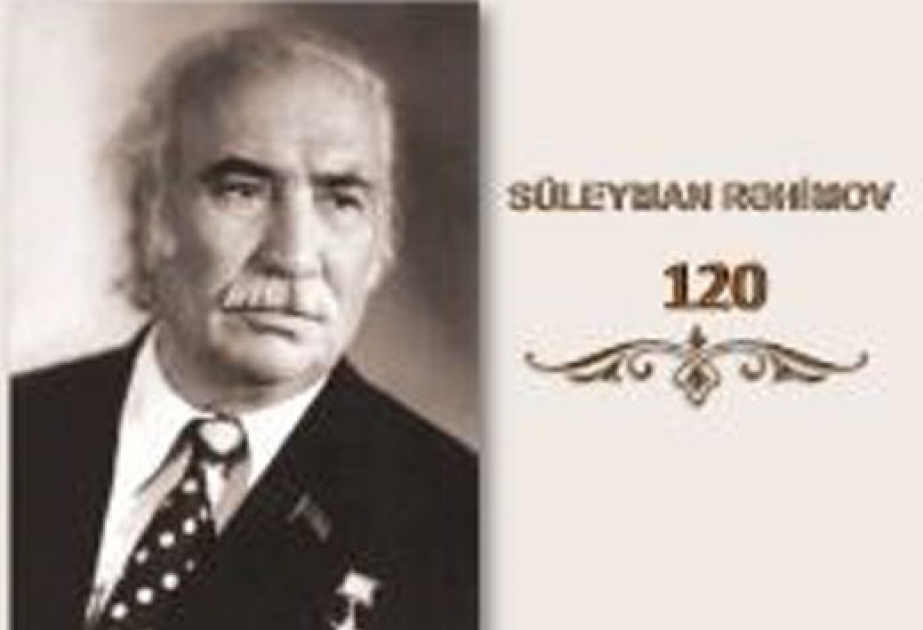 Milli Kitabxanada “Süleyman Rəhimov-120” adlı virtual kitab sərgisi açılıb