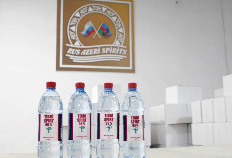 Azərbaycanda daha bir müəssisə tibbi spirt istehsalına başlayıb