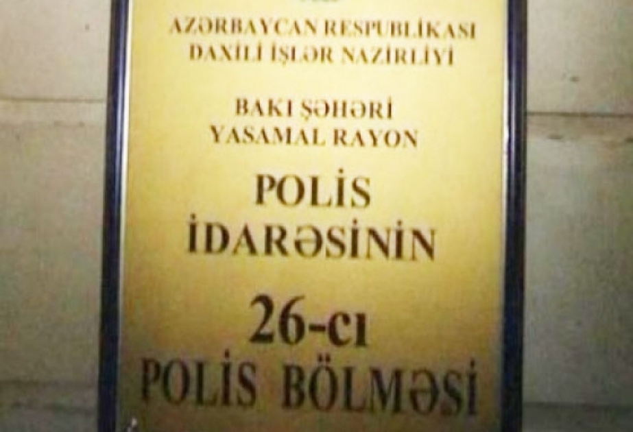 Yasamal rayonu ərazisində avtomobildən pul, mobil telefon və geyim əşyaları oğurlanıb